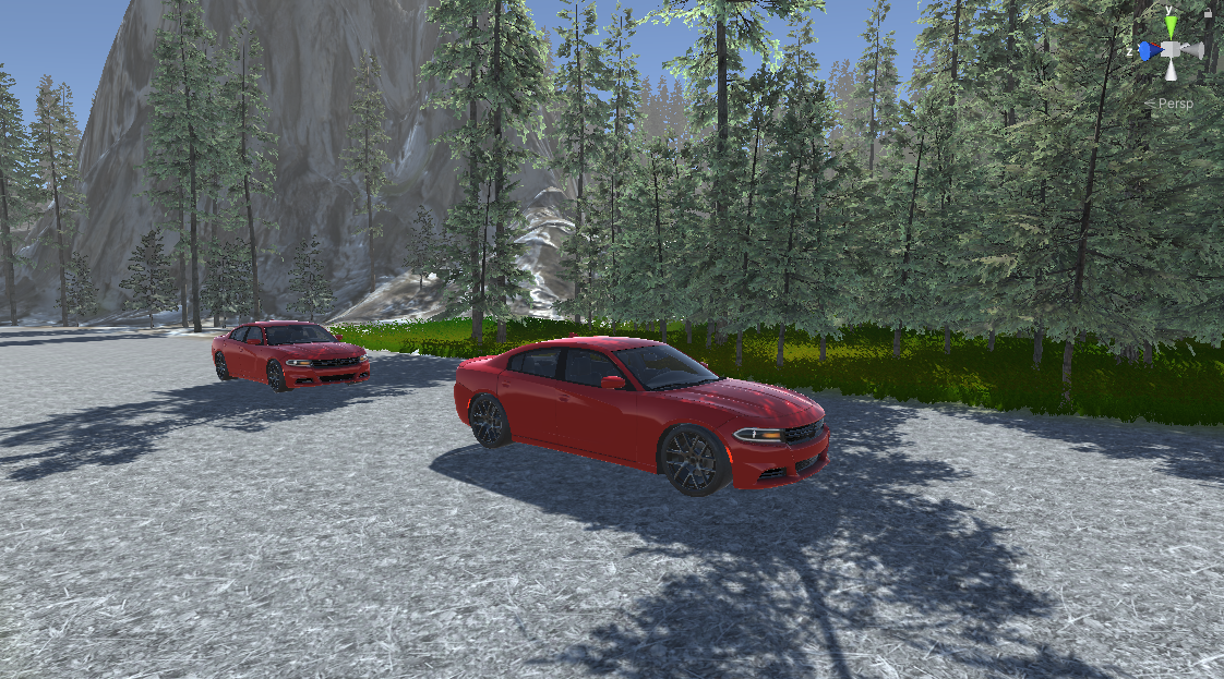 Car racing AI scene 10
