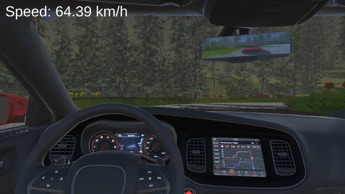 Car racing AI scene 2