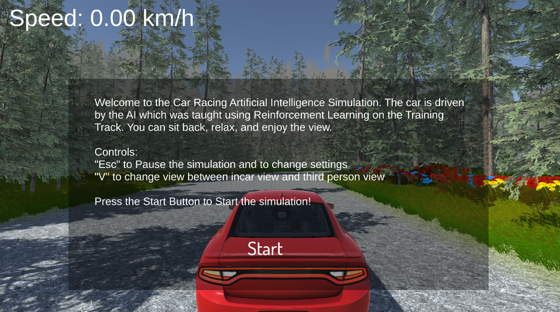 Car racing AI scene 7